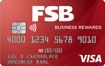 Image of FSB's Business Company Rewards Charge Visa® Credit Card in Iowa