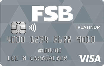 Image of FSB's Platinum Edition Visa® Credit Card in Iowa