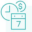 Icon for Payday - A benefit of accounts receivable funding with FSB in Eastern Iowa