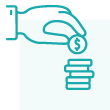 Icon for Coin Counting, a service offered by FSB in Eastern Iowa