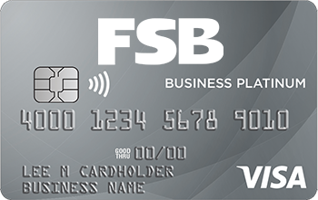 Image of FSB's Business Edition Visa® Credit Card in Iowa