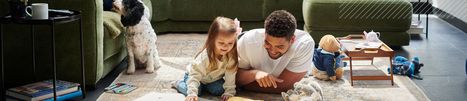 Father and daughter