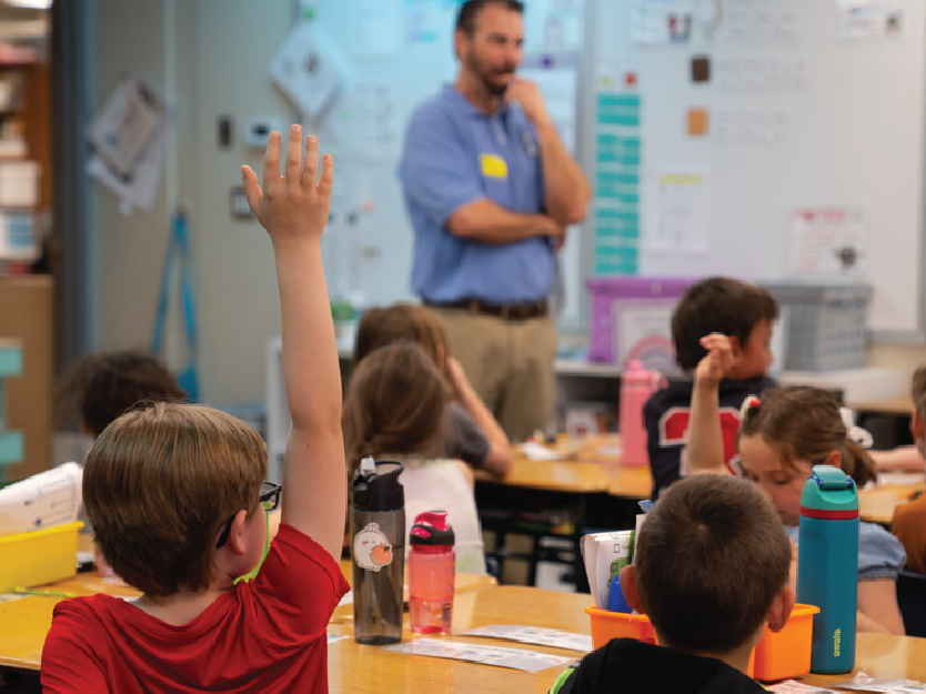 Jason Greenwaldt participating in Teach Children to Save in Eastern Iowa.