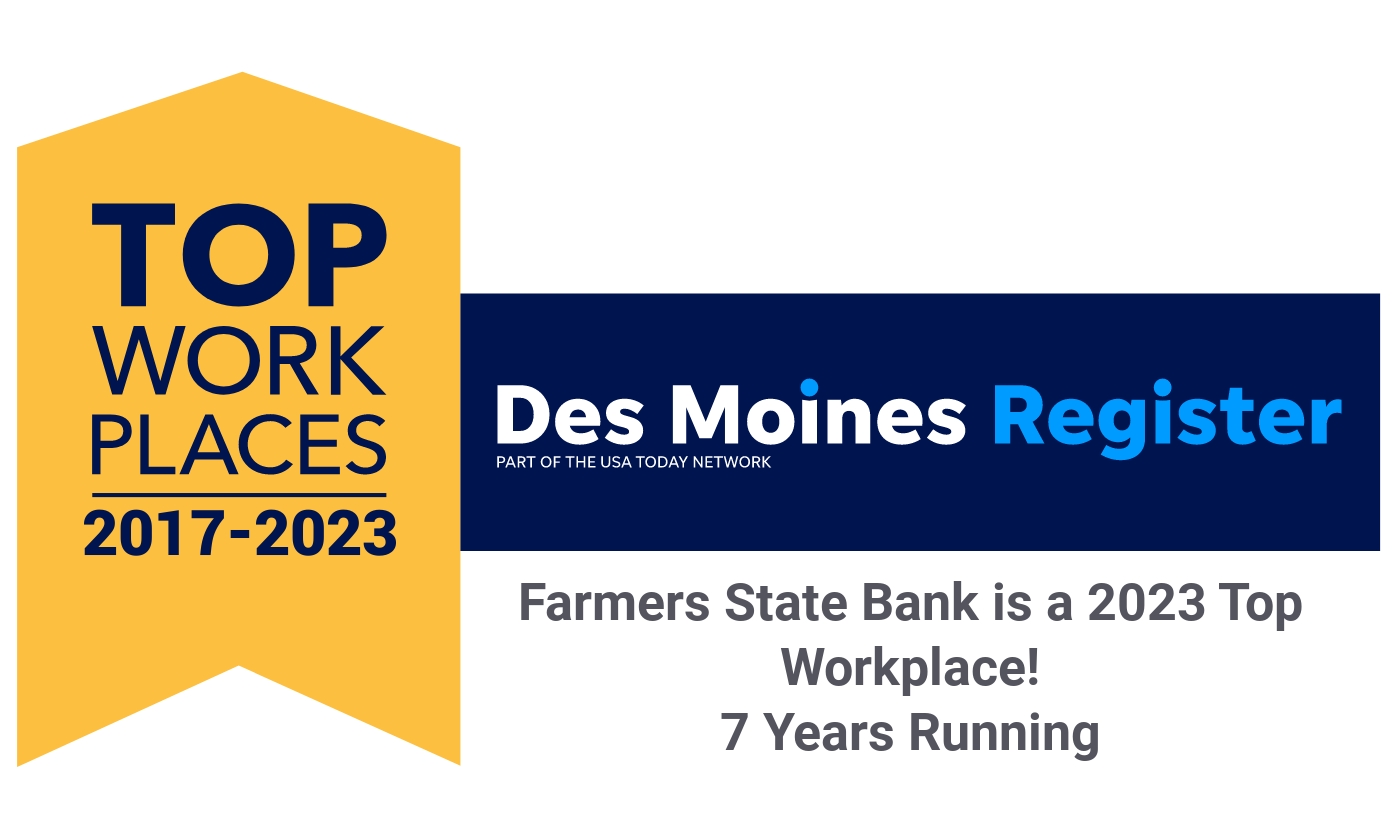 2023 Des Moines Register Top Work Places Award Banner