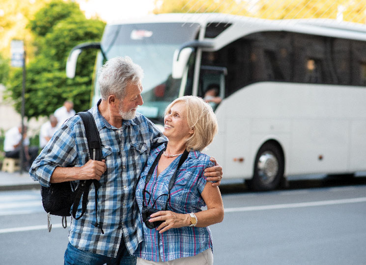 Couple coming back home from one of the Connect Club Trips