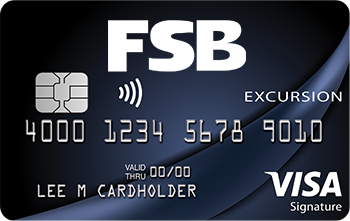 Image of FSB's Excursion™ Visa Signature® Credit Card in Iowa