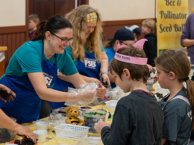 FSB employees volunteering at an event in Alburnett, Iowa.